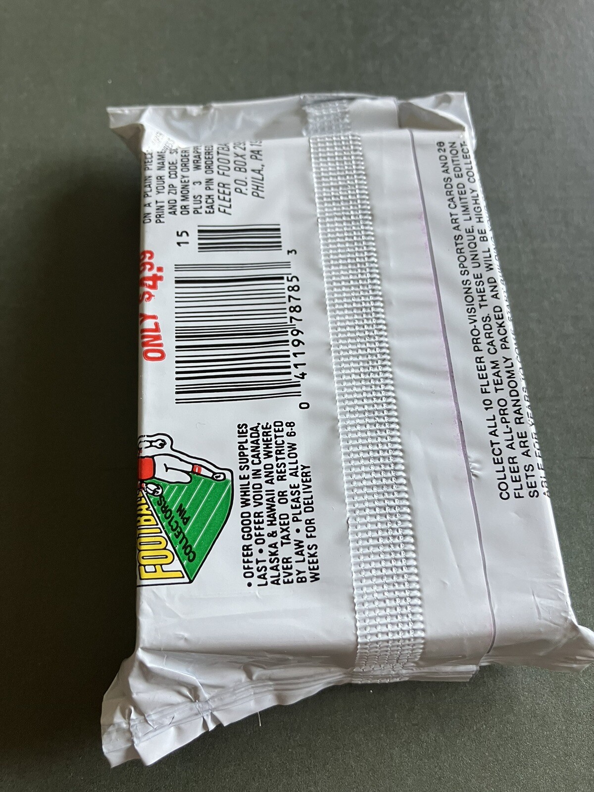 1991 Fleer NFL Football Jumbo Pack 53 Cards ProVisions & AllPro