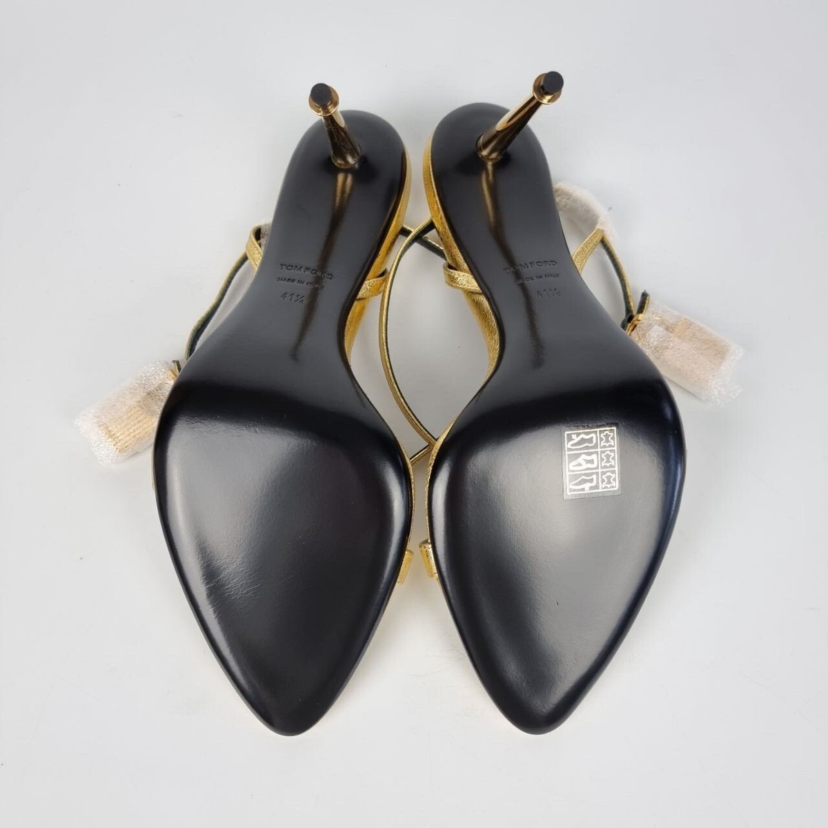 TOM FORD【関税送料込&VIP価格】 レザーサンダル 85mm TOM FORD Angelina 85MM Leather Slingback Pumps | Saks Fifth