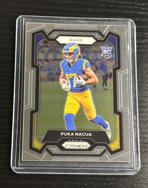 2023 Panini Prizm #357 Puka Nacua Rookie Los Angeles Rams RC (1)