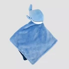 NWT Carters Just One You Navy Blue Whale Plush Security Blanket Baby Toy 68402