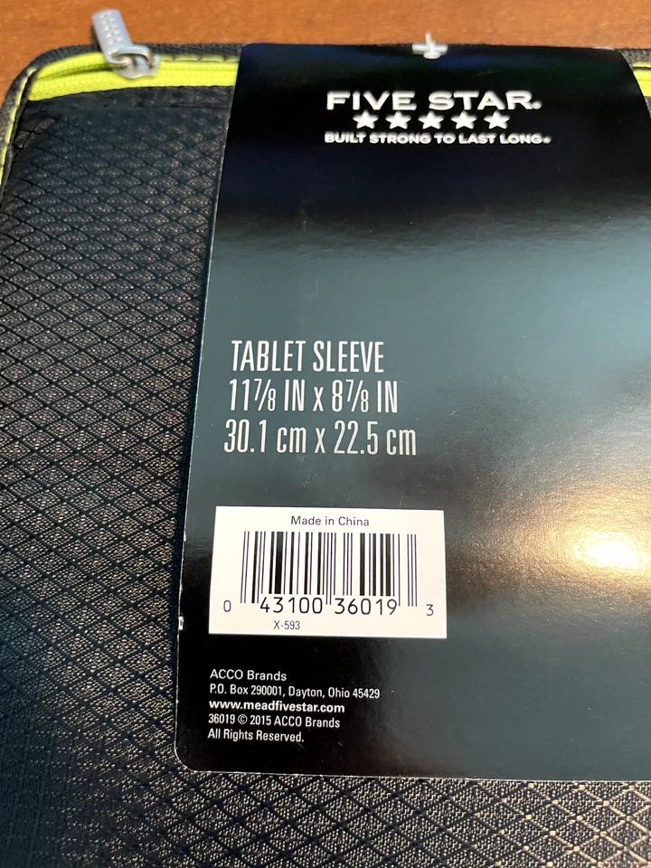 tablet sleeve five star black - Image 3 of 3