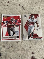 2020 Donruss Football KeShawn Vaughn Rated Rookie Canvas #336 & Mosaic Base #228