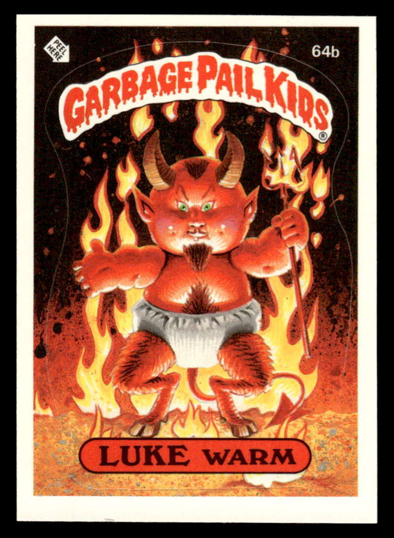 LUKE Warm #64b 1985 Garbage Pail Kids trading card — raw and PSA graded price guide