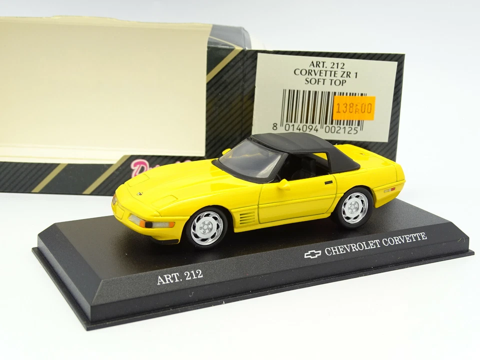 Detail Cars 1/43 Chevrolet Corvette ZR1 Gelb Softtop - Bild 1 von 1