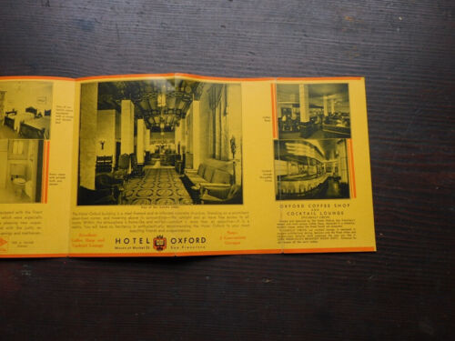 DE COLECCIÓN FOLLETO OXFORD HOTEL SAN FRANCISCO CON MAPA - Imagen 6 de 6