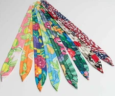 Hat Band - 3-Pleat Poly/Cotton Novelty Print Fancy w/ 2-End Hooks-Final Sale