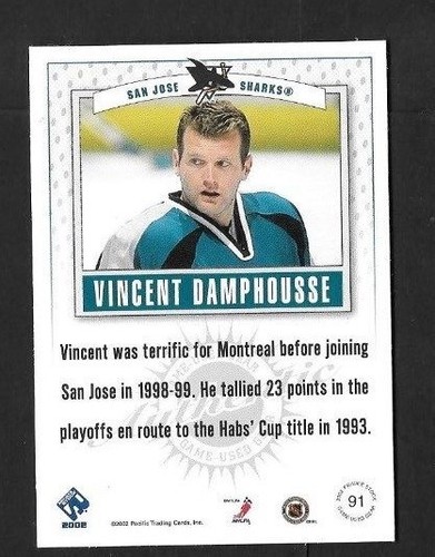 SAN JOSE SHARKS AUTOGRAPH JERSEY NHL HOCKEY CARD SEE LIST - Picture 13 of 32