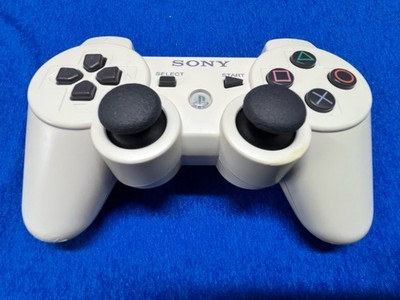 Sony PS3 DualShock 3 Wireless Controller   White OEM Cosmetic Wear Tested