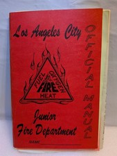 Los Angeles City Junior Fire Department Official Manual 1944 LAFD VINTAGE RARE
