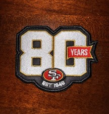 San Francisco 49ers Embroidered Patch 80th Anniversary 