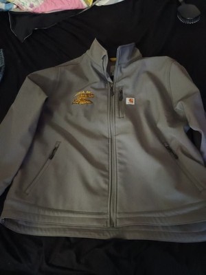 Carhartt Crowley Jacket Mens 2X-Large Gray Soft Shell Fleece EUC 102199-022