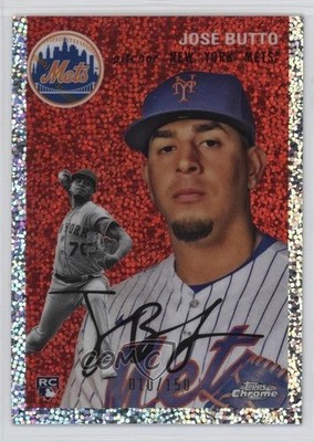 2023 Chrome Platinum Anniversary Speckle Refractor Jose Butto Rookie RC 0o4t
