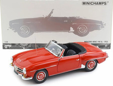 1955 Mercedes 190SL W121 Roadster Red 1:18 by Minichamps
