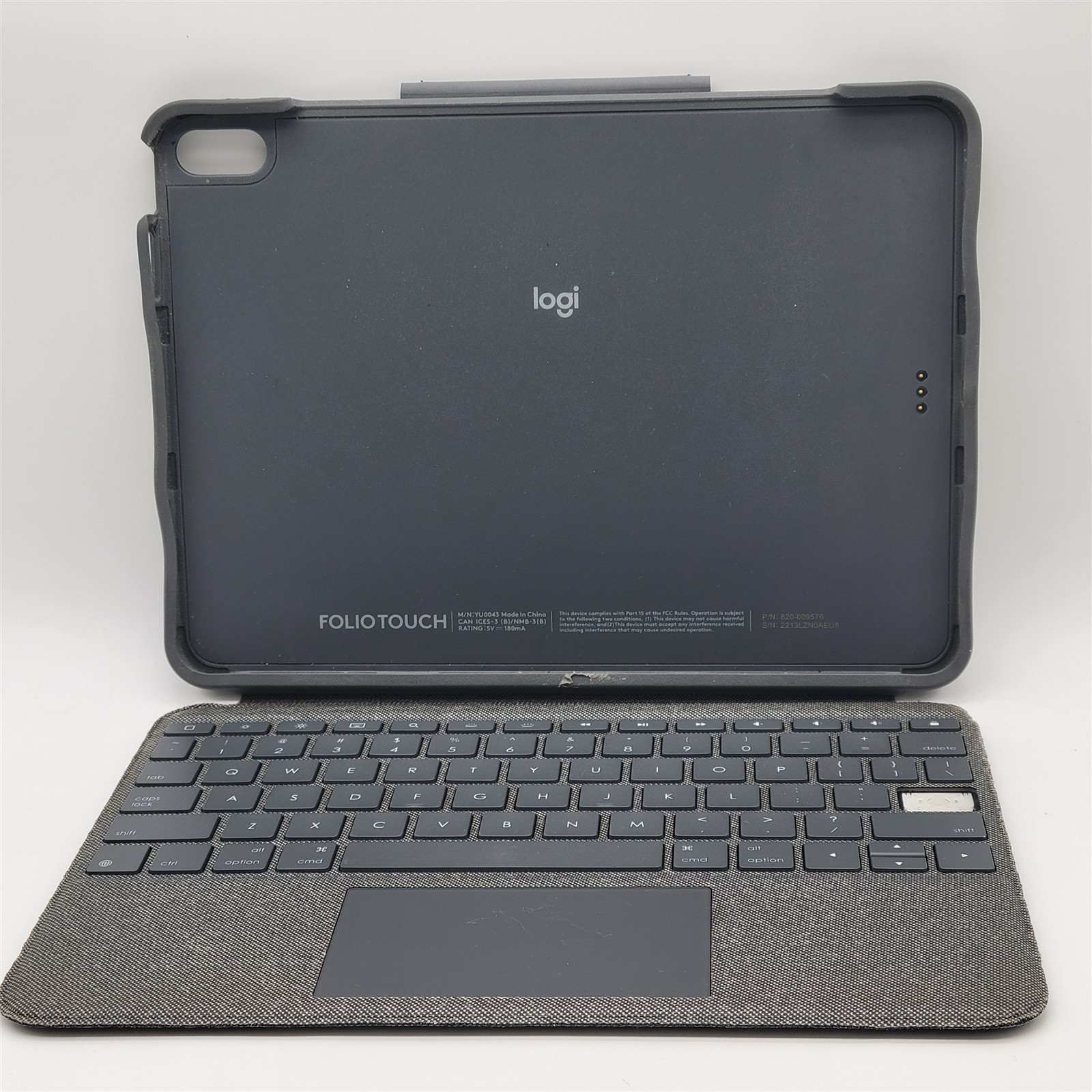 Logitech Folio Touch iPad Keyboard Case &ndash; Graphite [920-00