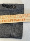 Hugo Boss Blazer Men 42R Wool Blend Gray Check Plaid 2 Button Jacket Elbow Pads — photo 10