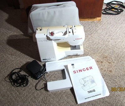 SINGER  Patchwork 7285Q Sewing & Quilting Machine - working w/ Singer soft cover