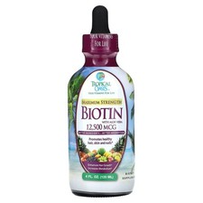 2 X Tropical Oasis, Biotin, Maximum Strength, with Aloe Vera, 12,500 mcg, 4 fl o