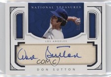 2016 National Treasures Parchment Signatures 39/60 Don Sutton Auto HOF 6fs
