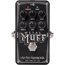 Electro-Harmonix Nano Metal Muff Distortion Effects Pedal Black