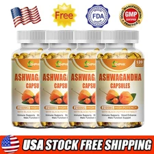 4X KSM-66 Ashwagandha 2100 magnesium helps regulate emotions and relieve stress