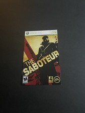 saboteur xbox 360 Manual Only