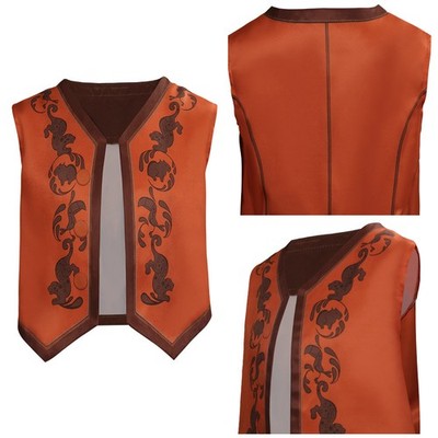 Encanto-Antonio Madrigal Cosplay Costume Kid Vest Outfit Halloween Carnival Suit