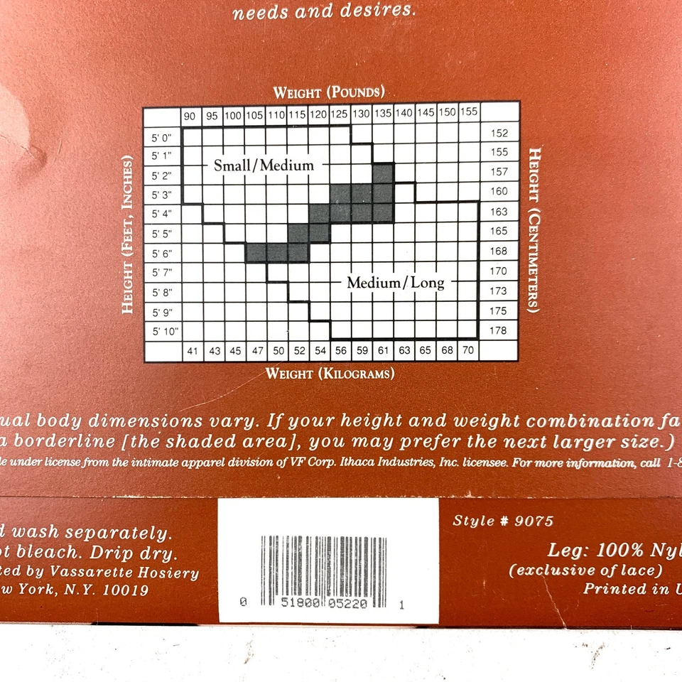 Vassarette Muslo Alto Romántico Encaje Transparente Panty Manguera Mediana Larga Foto 4 de 4