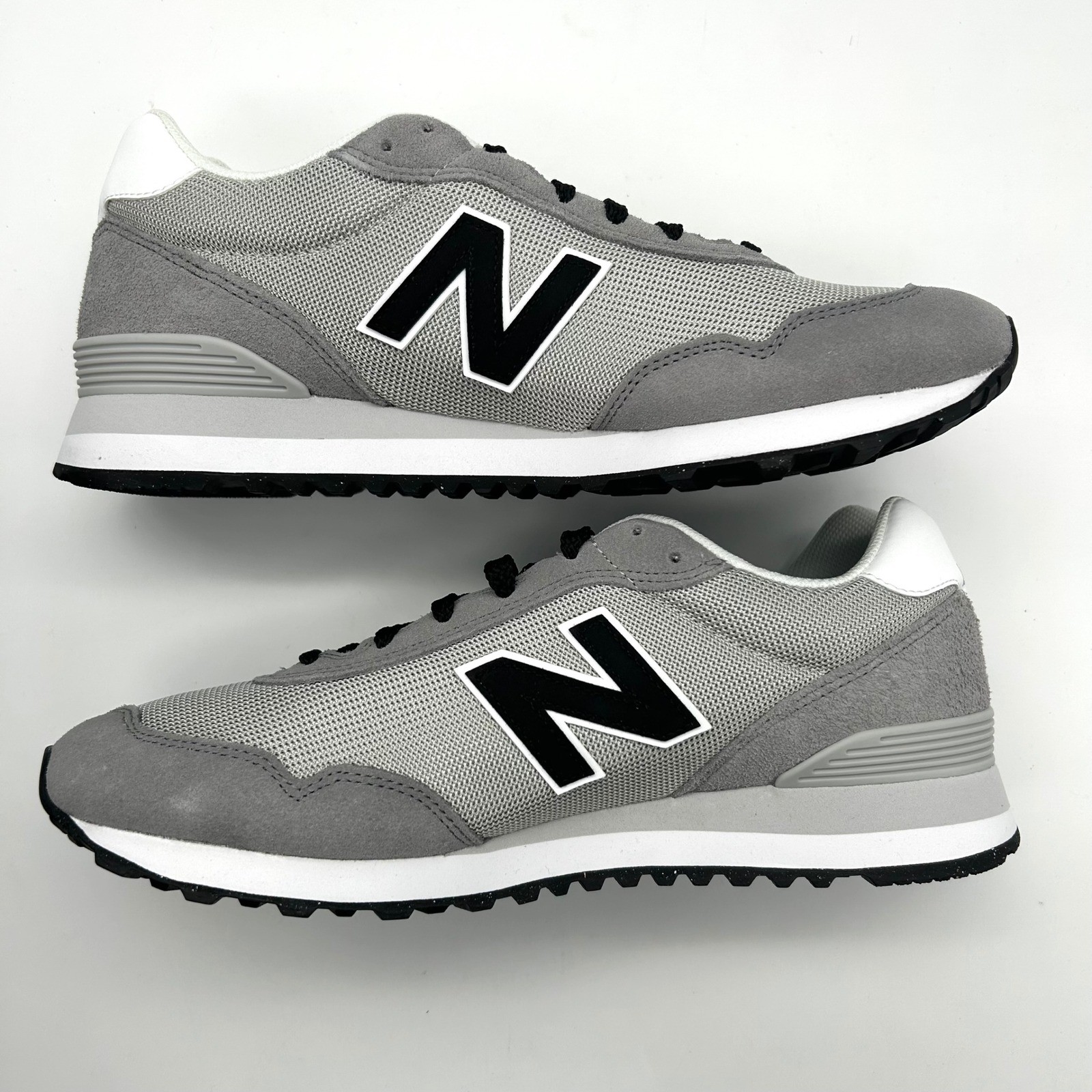 New Balance 515 Shoes Mens 10 Womens 11.5 Grey Black Suede Mesh Comfort Sneakers thumbnail 8