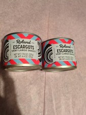 Roland Escargots – Very Large Snails – 7.76 oz (220g) – Gourmet Wild-Caught X 2