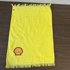 VTG Shell Oil Logo New NOS Golf Towel Made In USA New Advertising 18" x 16"