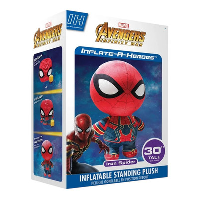 Marvel Infinity Wars 30'' Iron Spider Inflate-A-Heroes Inflatable Plush Red