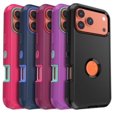 For iPhone 17 16 15 14 Pro Max 13 12 11 SE 6 7 8 Plus Case Heavy Duty Hard Cover