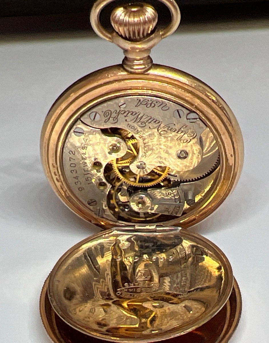 Keystone Watch Case J Boss 14K Gold Filled Gauranteed 25 Years Pocket  Watch