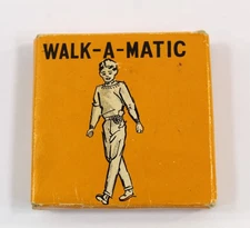 Vintage Walk-A-Matic Pedometer Walkers Joggers No. 76333 Early Mileage Tracker