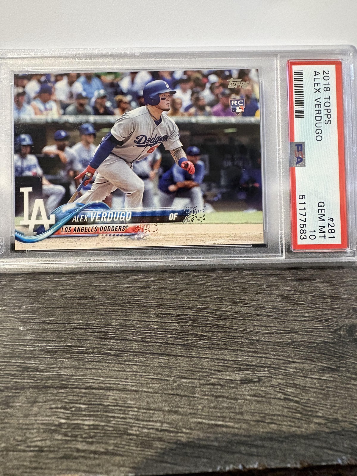 2018 Topps #281 Alex Verdugo PSA 10