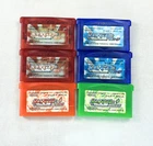 Lot of 6 Pokemon Japanese Sapphire Leaf Green Fire Ruby  GBA Authentic- UNTESTED