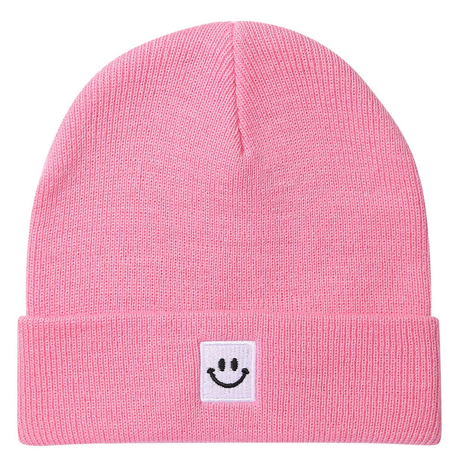 Baby Beanie Knit Ski Hat Cute Face Girls Boys 0-7 Years Winter Cap
