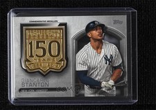2019 Topps Update 150th Anniversary Manufactured Medallion Giancarlo Stanton 1z6