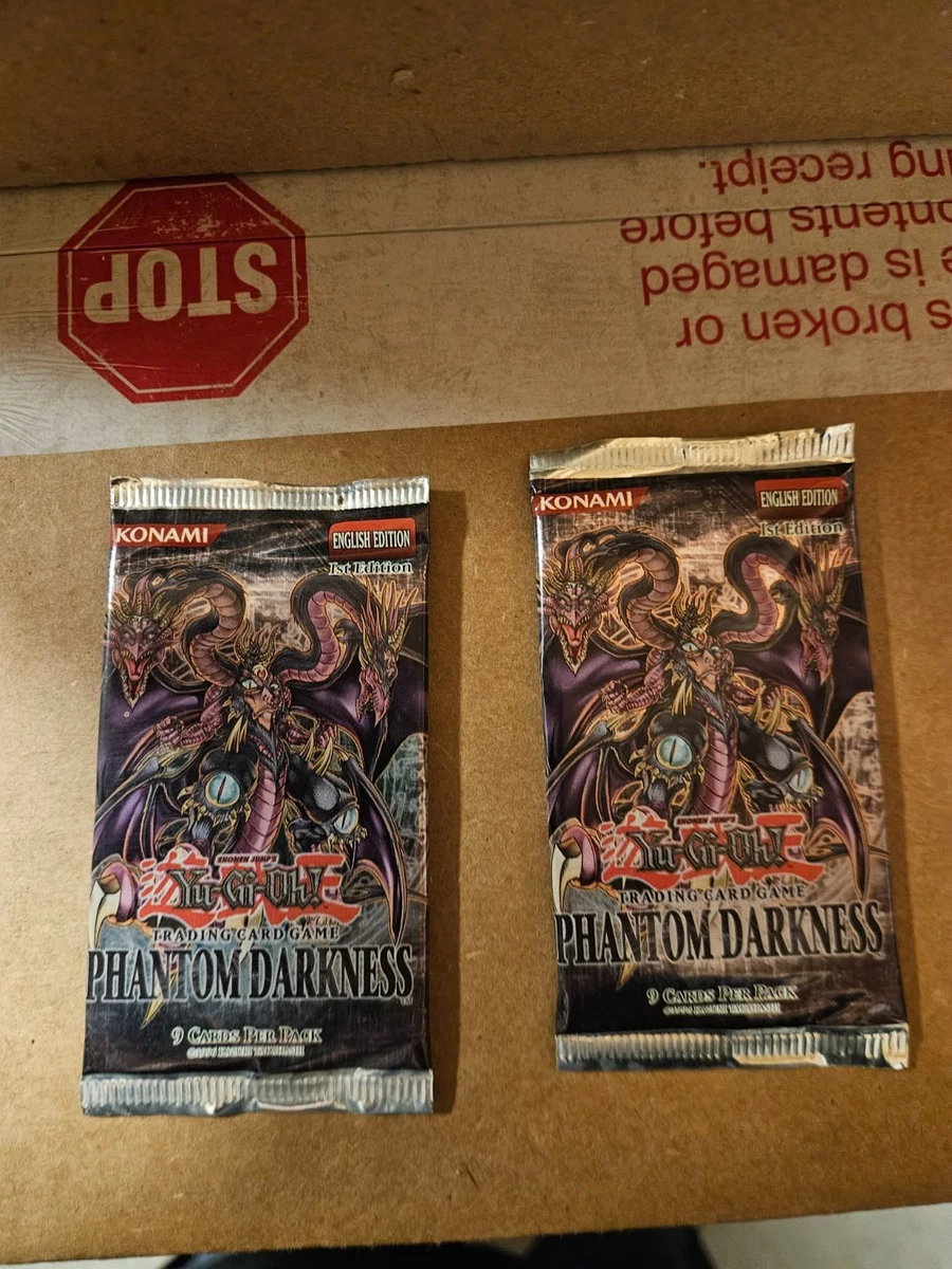 Preços baixos em Yu-gi-oh! TCG Phantom Darkness Lacrado pacotes de