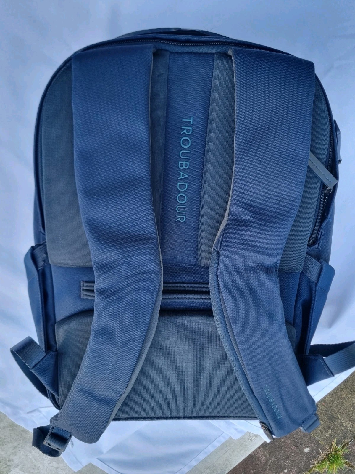 Troubadour Apex Backpack 3.0 Compact Laptop Bag Unisex Navy Blue used.. image 3