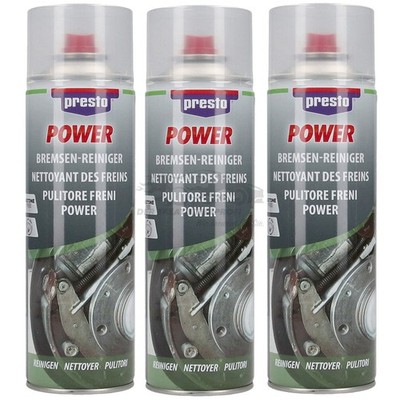 3x Bremsenreiniger 500 ml Spray   1,5 Liter Set Teilereiniger Öl Fett Entferner