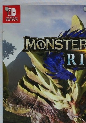 MONSTER HUNTER RISE 2021 Japan Original Promo Poster B2 JIS