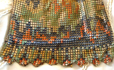 Art Deco Whiting Davis Fish Scale Lined Mesh Flapper Purse Beautiful