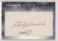 2006 Topps Sterling Cuts Authentic Cut Signatures Stan Coveleski Auto HOF 1m8