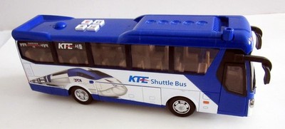 Toy KTE Shuttle Bus from Korea, Neat Features, Speaks Korean! RARE!