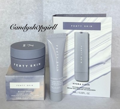 Fenty Skin Butta Drop Whipped Oil Body Cream 10ml & Hydra Vizor Moisturizer 7ml