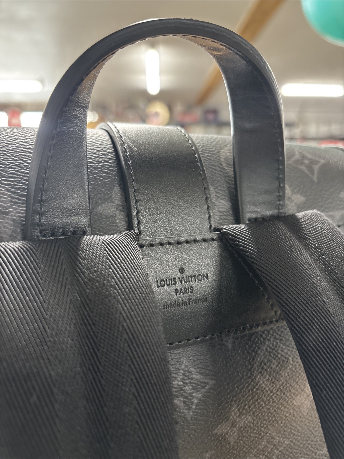 Authentic Louis Vuitton Monogram Eclipse Saumur B… - image 10