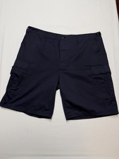 Rothco Tactical BDU Shorts - Navy Blue - X Larg 39  -43  Cargo Button Fly