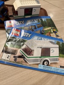 LEGO CITY: Van & Caravan (60117) 100% Complete With Instructions No Box