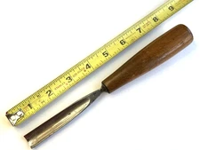 VINTAGE S J ADDIS #7 CAST STEEL 5/8" WOOD CARVING GOUGE CHISEL